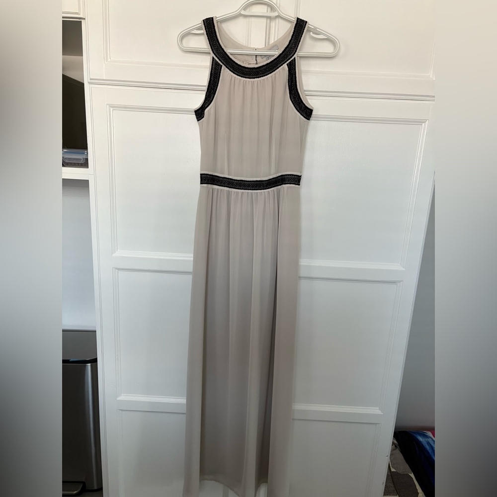 H&M Cream and Black Maxi Dress